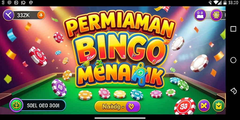 Tampilan gameplay seru dalam permainan Bingo 33ZK.