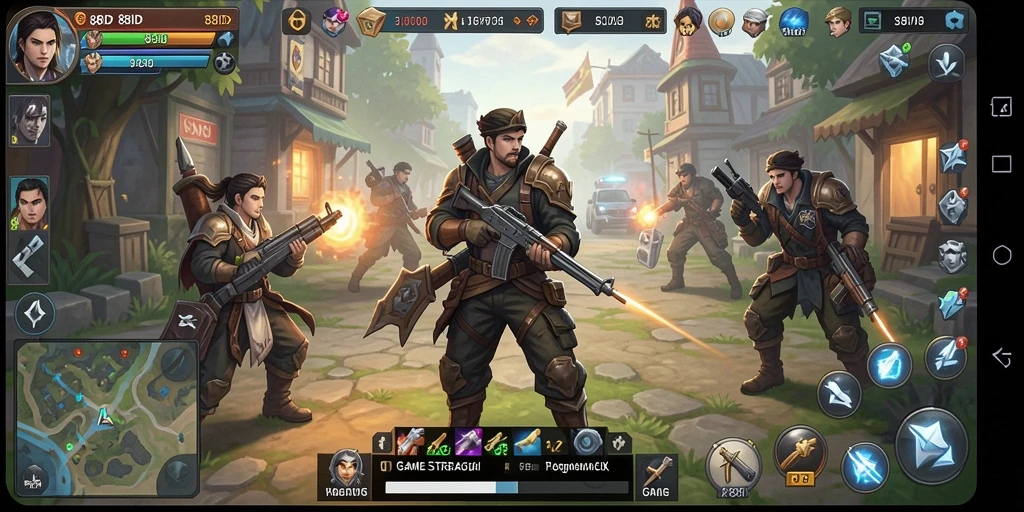 Tampilan gameplay SLG yang menegangkan dengan berbagai strategi.