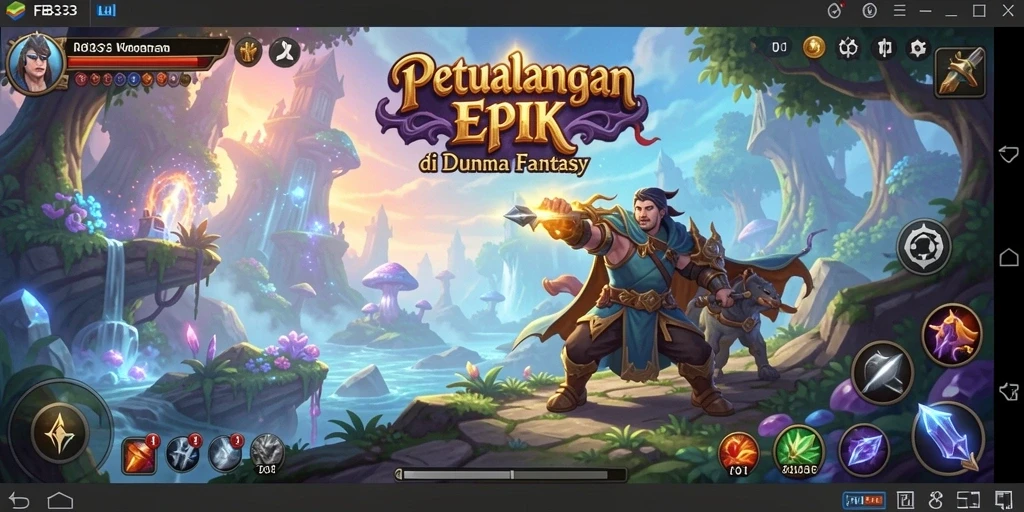 Tampilan gameplay FB333 yang menakjubkan dan penuh aksi petualangan.