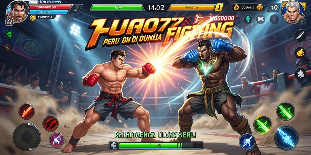 Tampilan gameplay HUGO77 yang intens dan mendebarkan.
