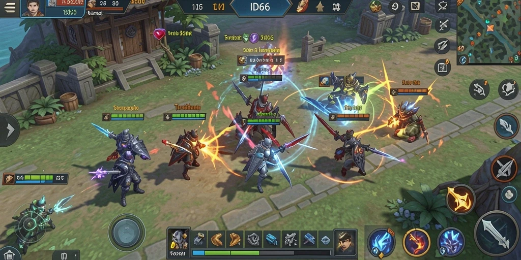 Screenshot gameplay ID66 menampilkan aksi strategi yang mendebarkan.