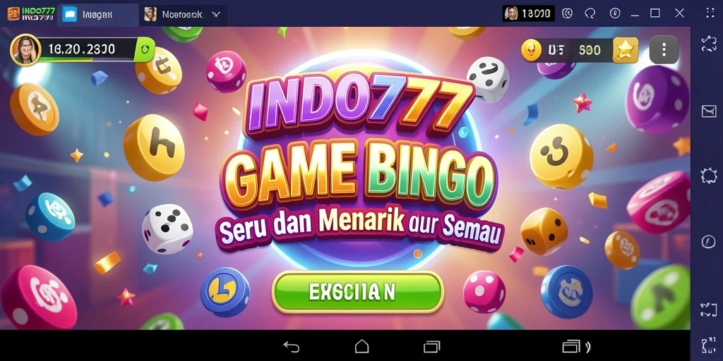 Tampilan gameplay INDO777 yang seru dan penuh warna