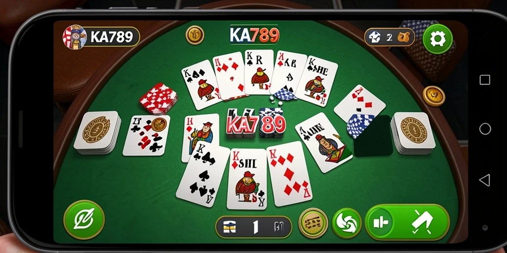 Tampilan gameplay KA789 yang menarik dan interaktif dalam permainan Gaple.