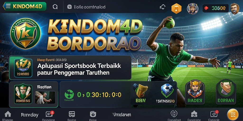 Tampilan antarmuka dan fitur taruhan KINDOM4D yang memukau.