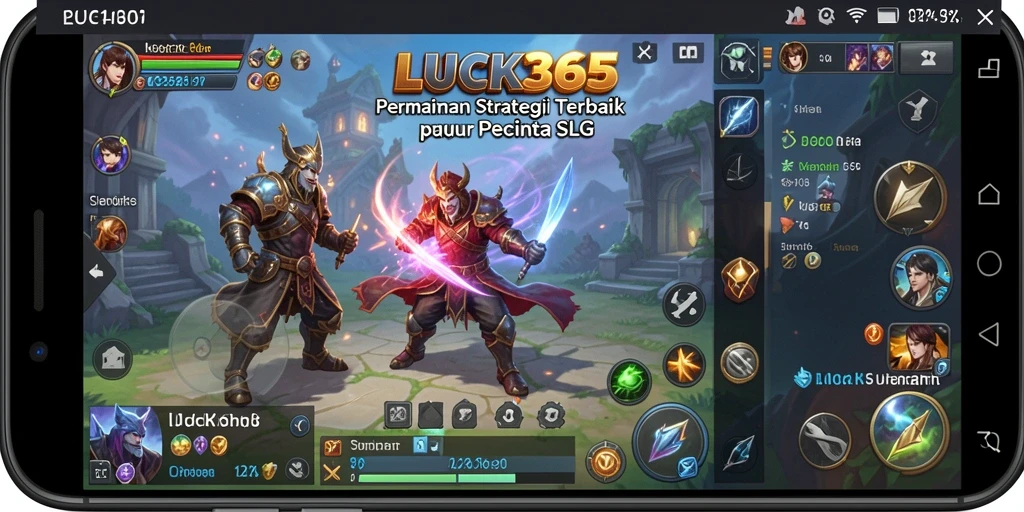 Tampilan menarik gameplay SLG dalam LUCK365