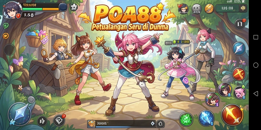 Tampilan screenshot dari gameplay Anime yang menarik.