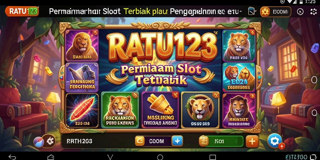 Tampilan menarik dari gameplay Slot RATU123 yang seru dan menghibur.