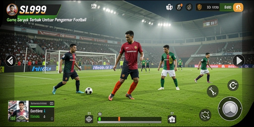 Tampilan gameplay SL999 yang mendebarkan saat pertandingan berlangsung.
