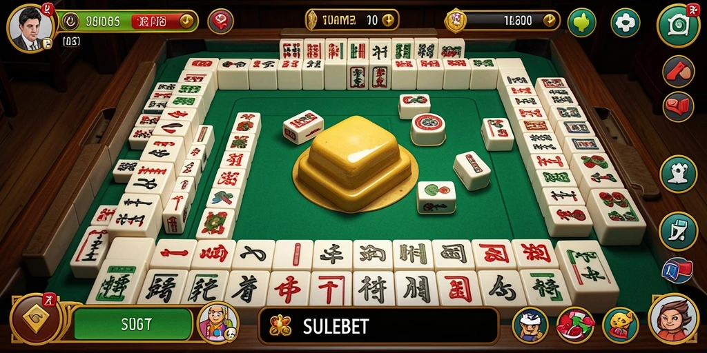 Screenshot gameplay SULEBET menampilkan level menantang Mahjong.